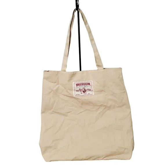 True Religion Fragrances Tote Shopping Shoulder Bag Canvas Street Art Graffiti - Picture 2 of 8